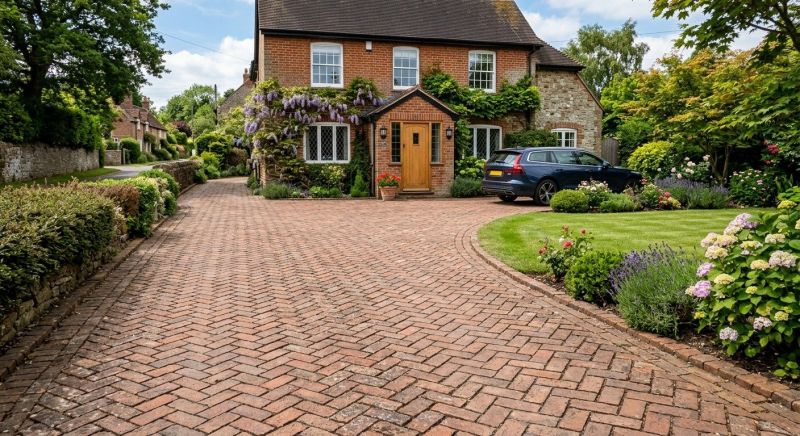 Brick Driveway Installation in Burlington, VT