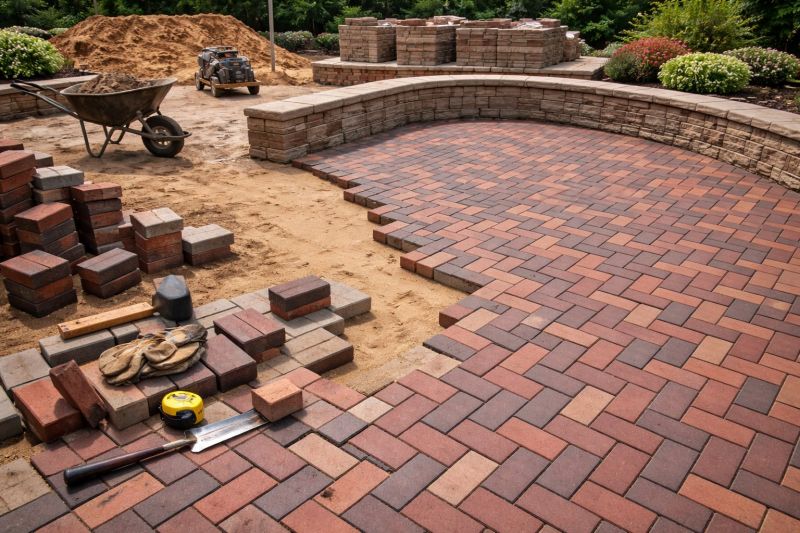 Brick Hardscape Construction in West Hartford, CT