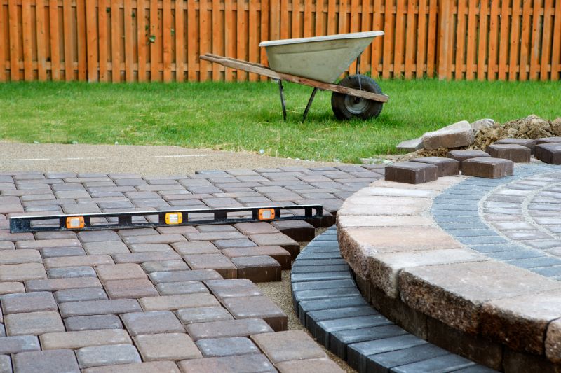 Patio Brick Installation in Burlington, VT